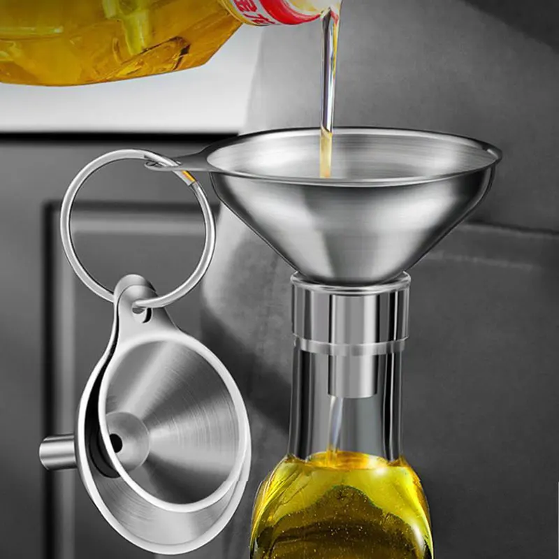 Kitchen Gadgets Small - Ensemble d'entonnoirs de cuisine en acier