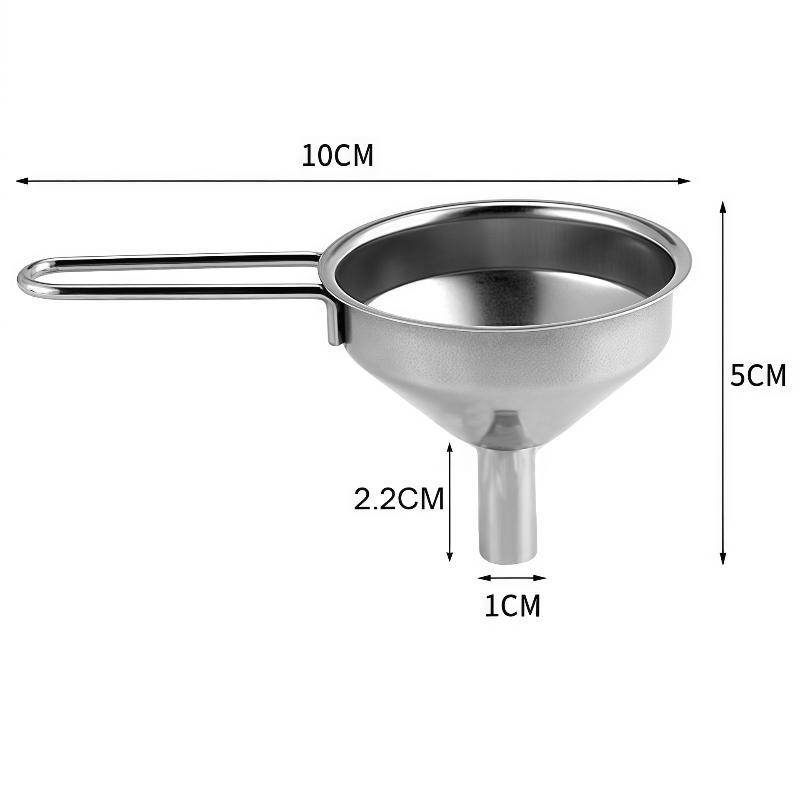 Kitchen Gadgets Small - Entonnoir en acier inoxydable avec poignée,