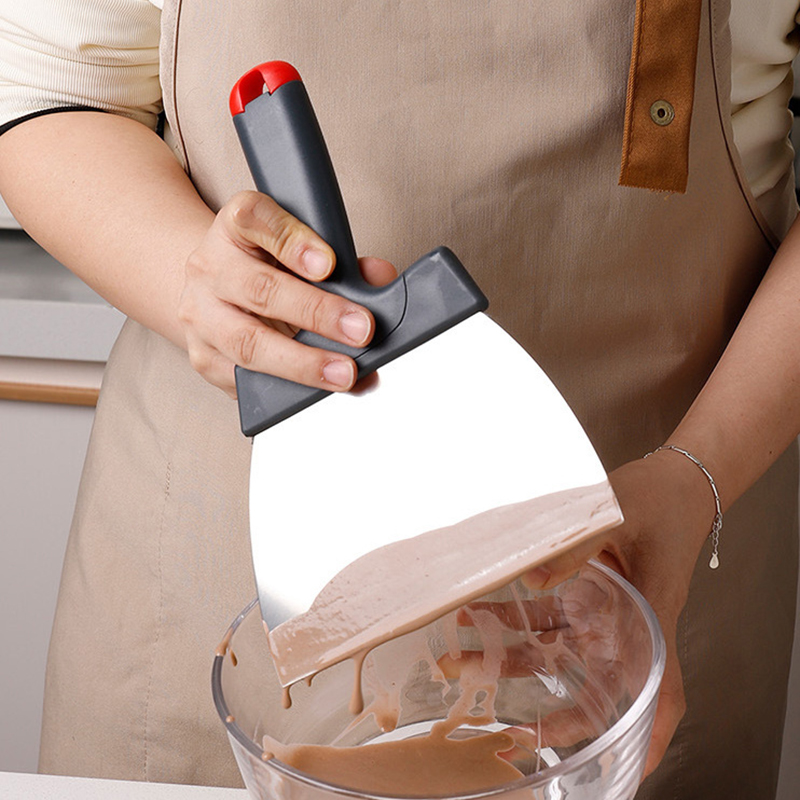 Healthy Kitchen Gadgets - Grattoir à pâte en acier inoxydable,