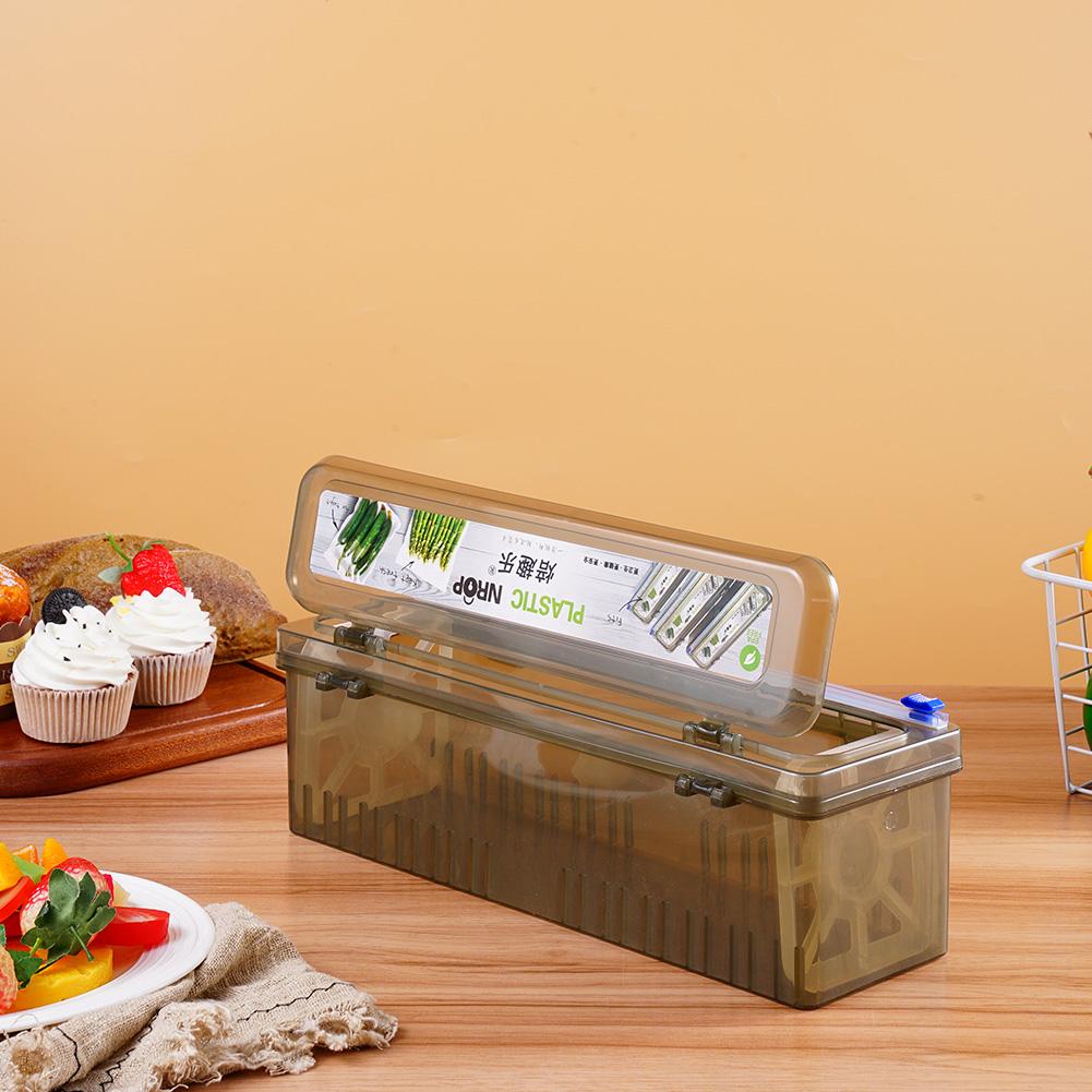 Healthy Kitchen Gadgets - Distributeur de film plastique, coupe-Film alimentaire,