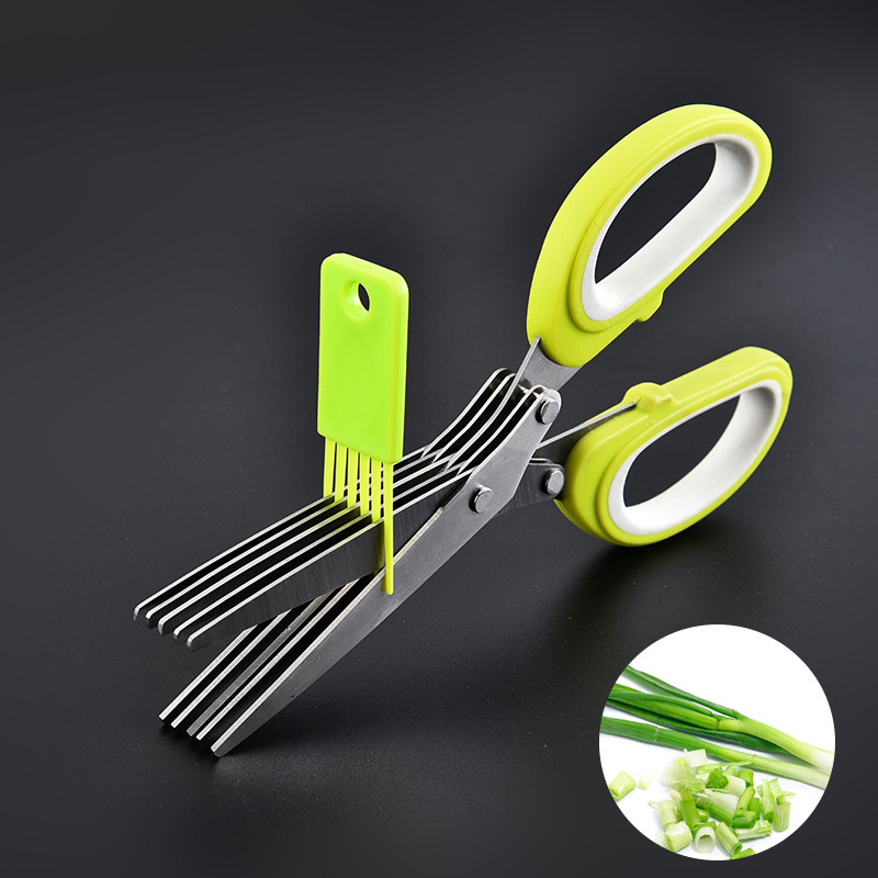 Ciseaux à herbes en acier inox - Herb Scissors 5 Blade avis et prix