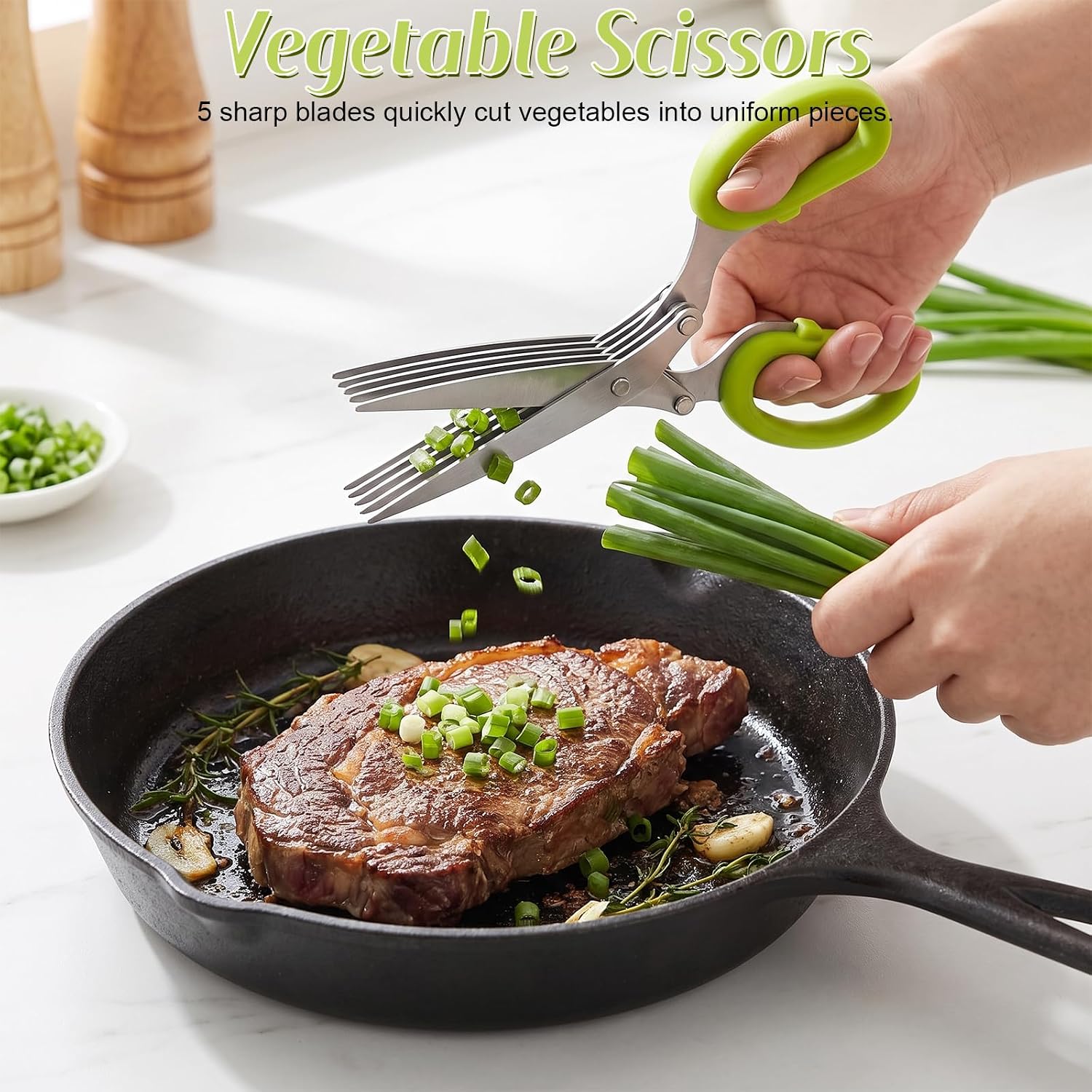 Ciseaux à herbes 2027 avec 5 l - Herb Scissors 5 Blade avis et prix